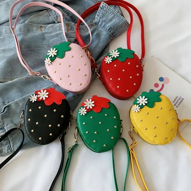 Kids' Strawberry Single Shoulder Bag