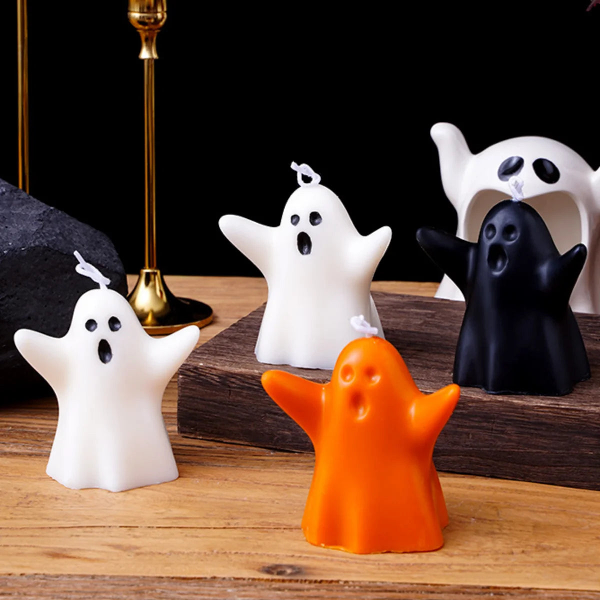 3D Ghost Silicone Candle Mold for Halloween