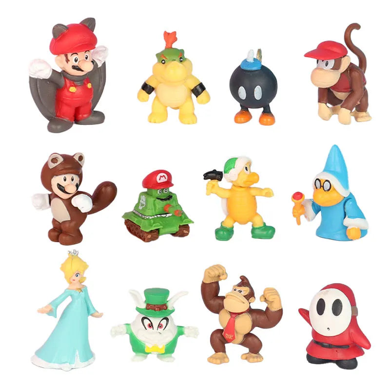 Super Mario Anime Figure Set