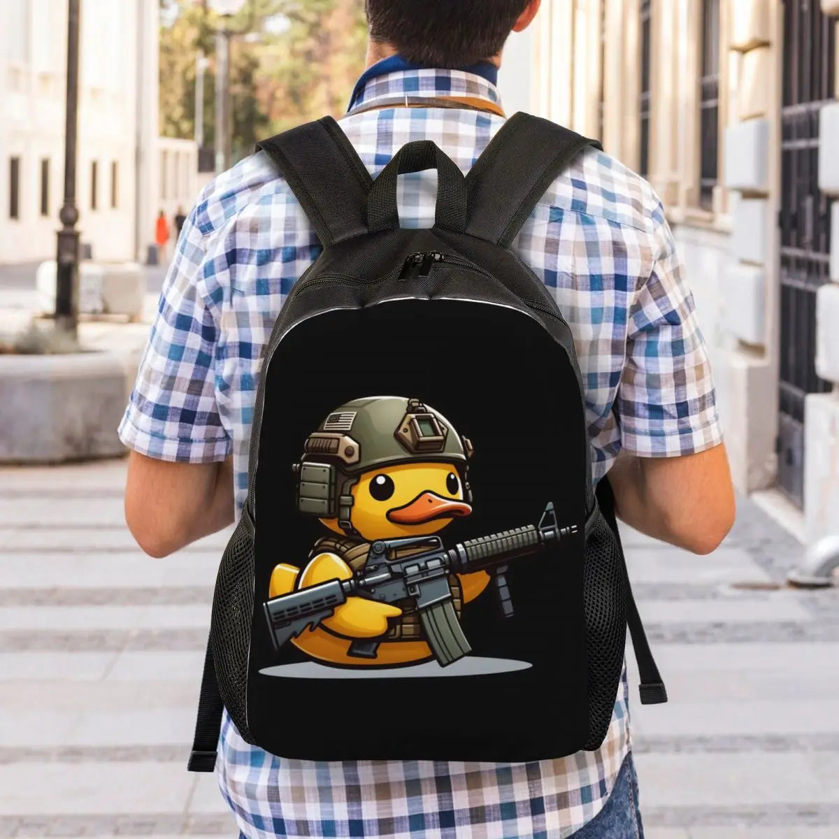 Custom Tactical Rubber Duck Backpack