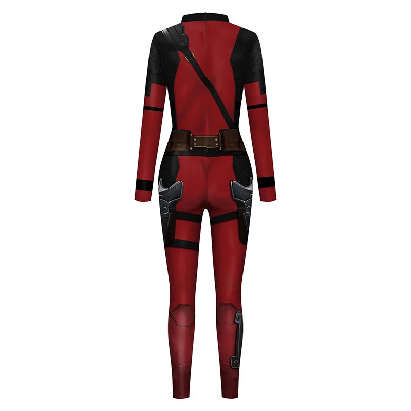 Superhero Wolverine Deadpool Cosplay Jumpsuit | Unisex