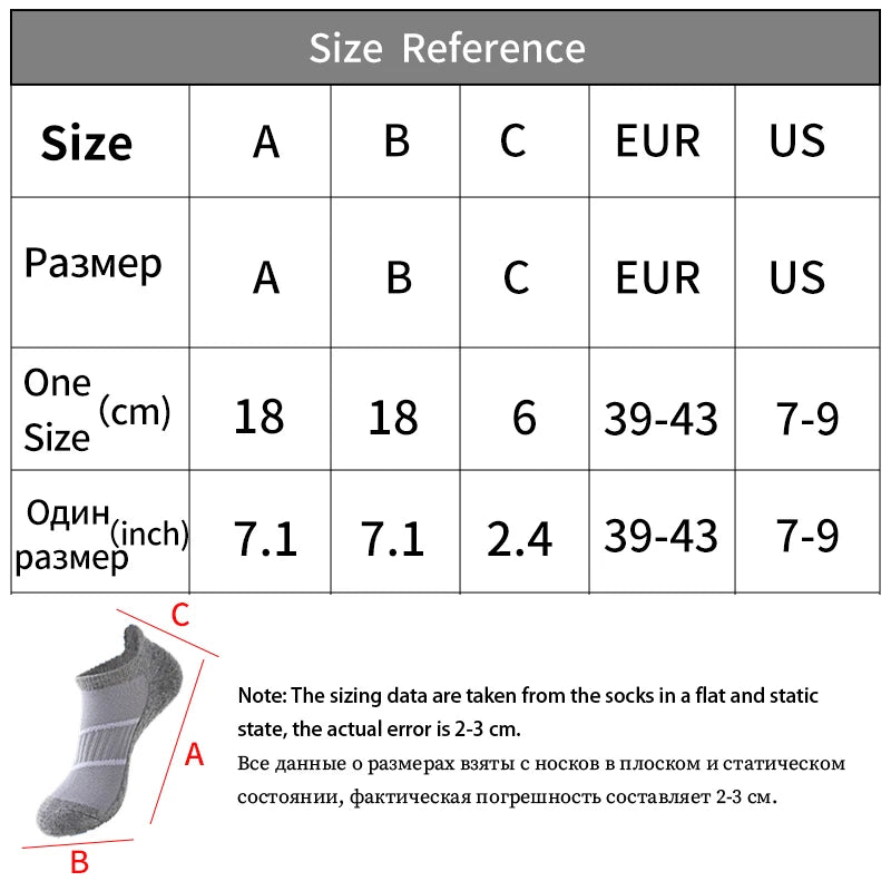 5 Pairs Men's Polyester Cotton Ankle Socks Series 2