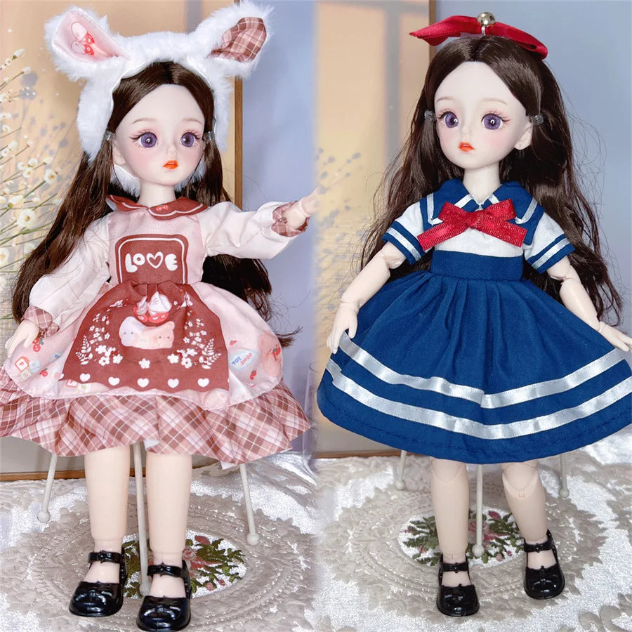 Girls BJD Anime Hinged Dolls