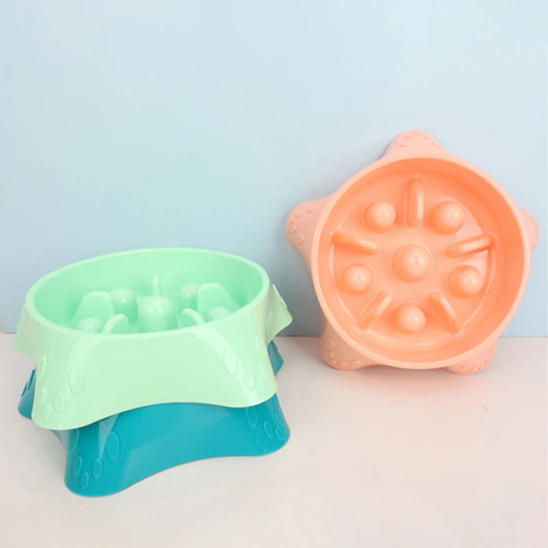 Starfish Shape Slow Feeder Bowl for Dogs