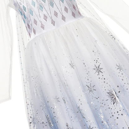 Frozen 2 White Elsa Costume for Girls