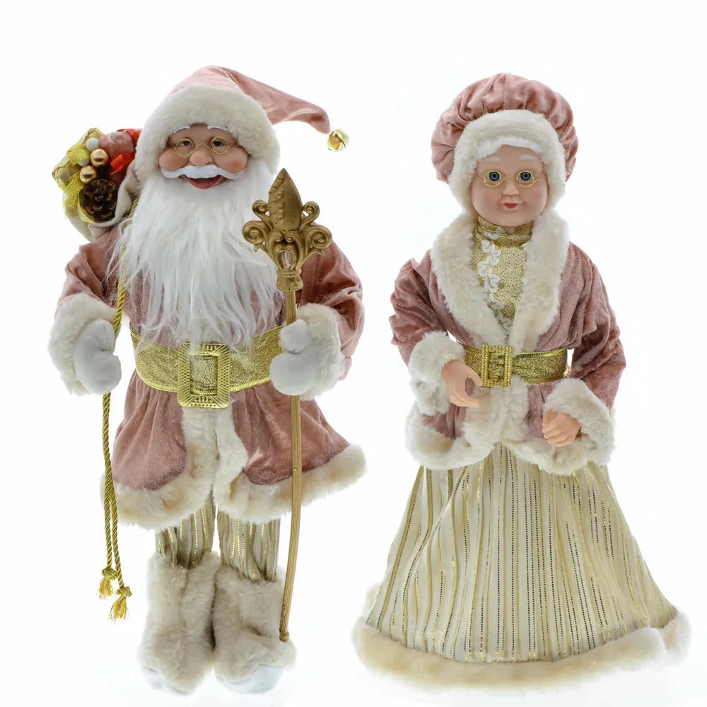 45cm Santa Claus Doll Figurine – Christmas Decor Tree Ornament