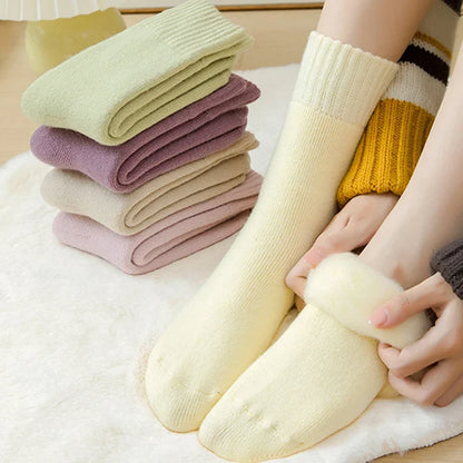 Thicker Plush Sheep Wool Thermal Socks