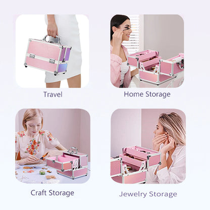 Portable Makeup Box with Lock