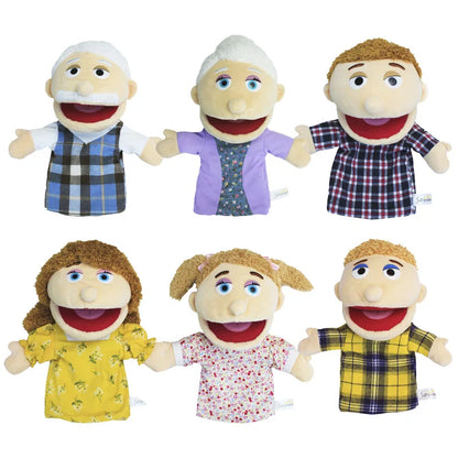 Family Soft Stuffed Toy Dolls – Dad, Mum, Brother, Sister