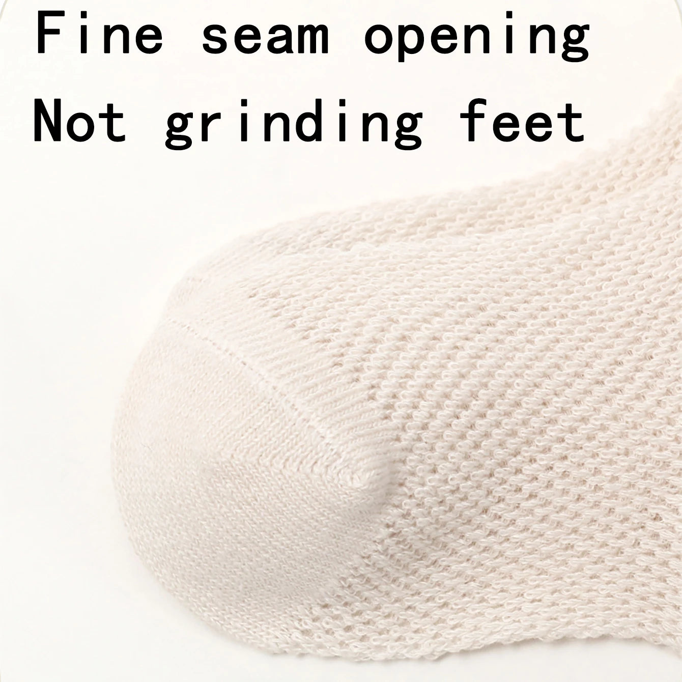 Breathable mesh cotton blend ankle socks