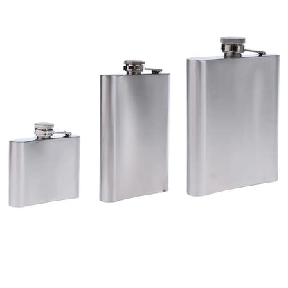 Stainless Steel Hip Flask - Stylish Alcohol Flagon Pot