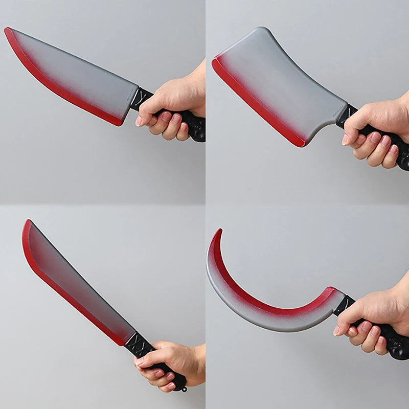 Decorative Bloody Axe Prop | Realistic Plastic Machete