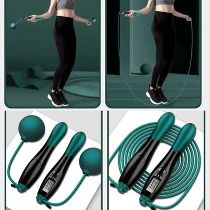 Guoftstars Counting Jump Rope – Adjustable Cordless Skipping Rope for Fitness