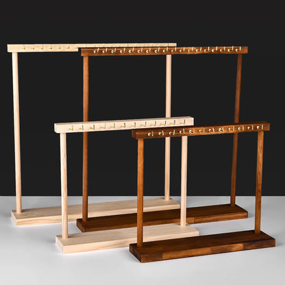 Solid Wood Jewelry Organizer Display Stand