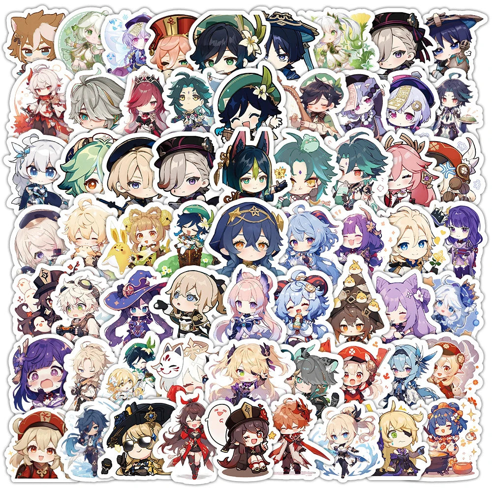 Genshin Impact Anime Stickers