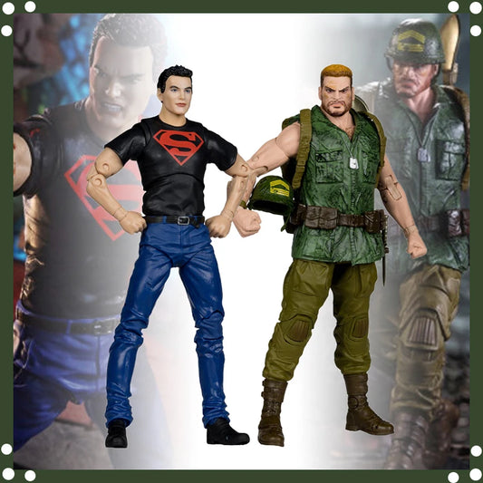 Sergeant Rock Superboy Batman Action Figure Collector 18cm