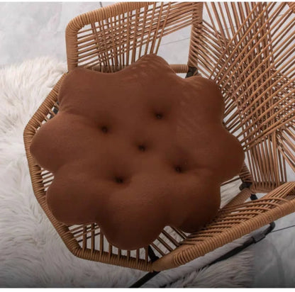 Sitting Biscuit Cushion | Soft Shape Decorative Pillow