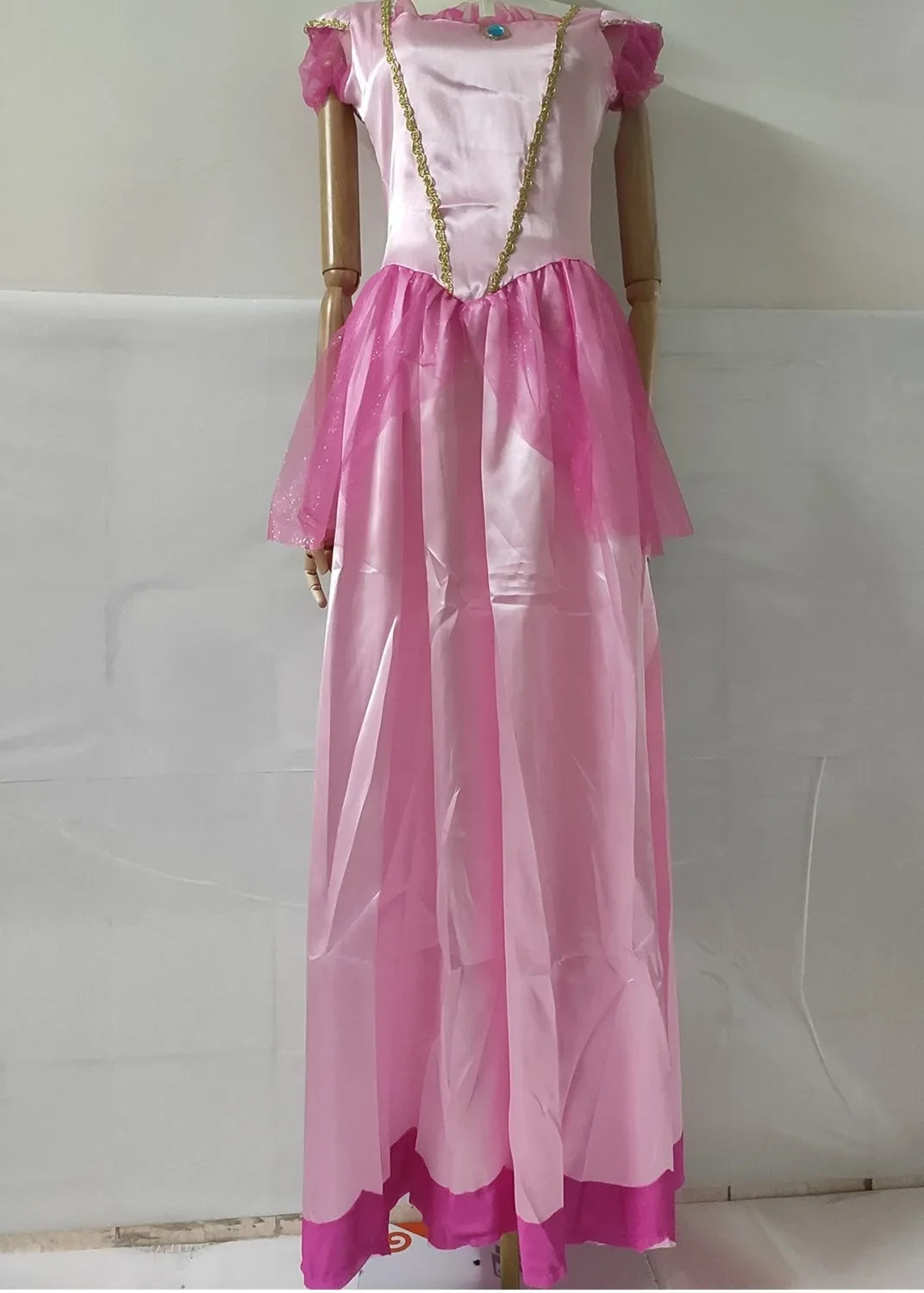 Peach Princess Aurora Cosplay Costume