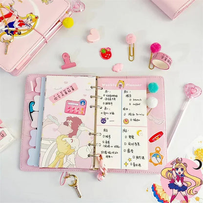 Sailor Moon A6 Planner & Notebook – Kawaii Weekly Organizer