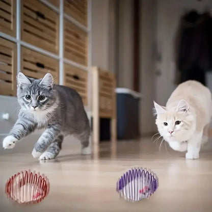 Stretchable Cat Toy Balls – Interactive Kitten Springs