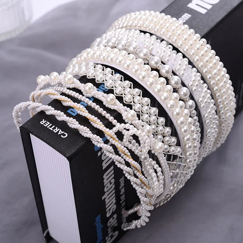 Fashion Pearls Hair Band | Stylish and Versatile Headband for Women & Girls