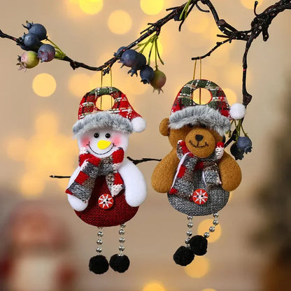 Christmas Elderly Fabric Ornaments & Tree Accessorie