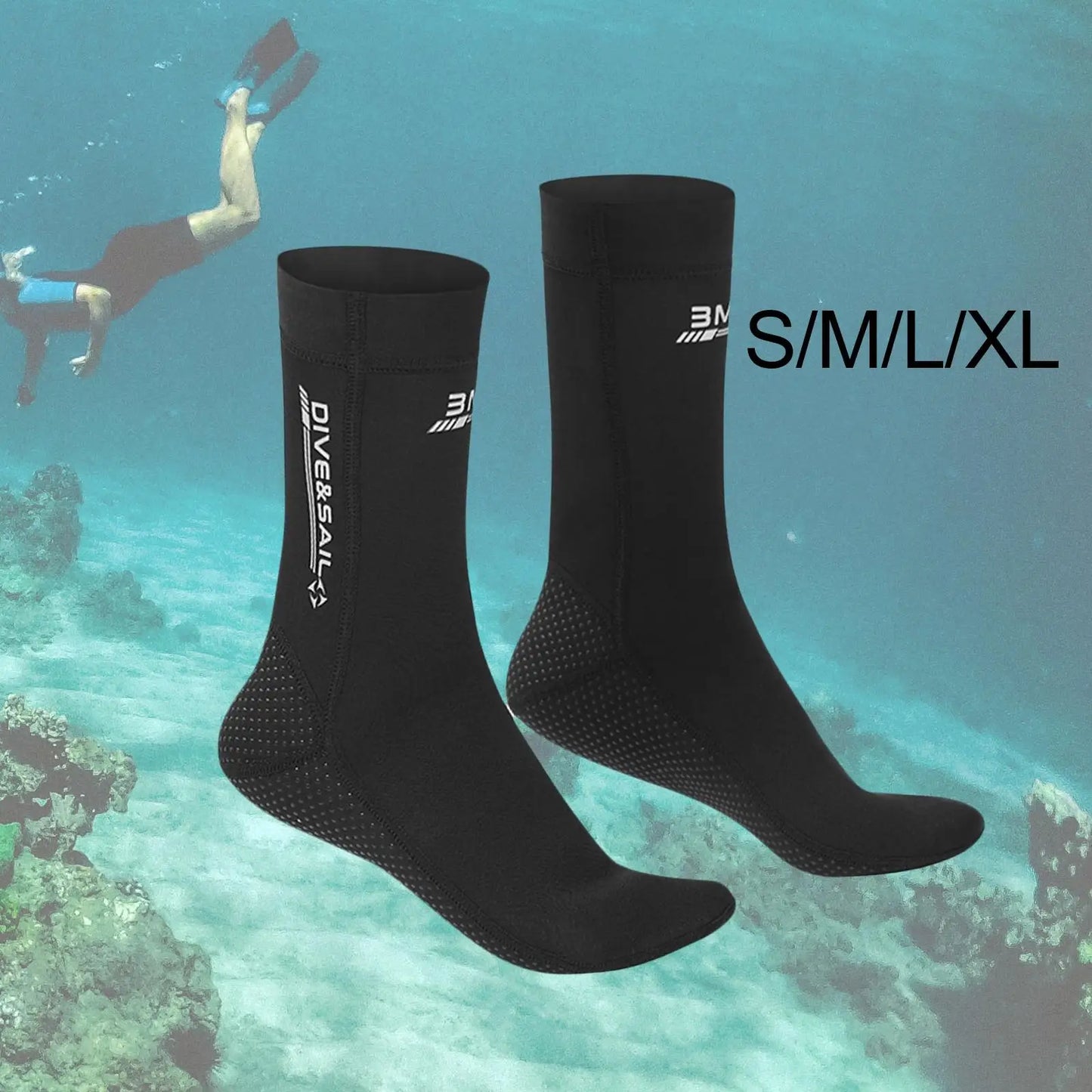 3mm Neoprene Scuba Diving Socks – Durable