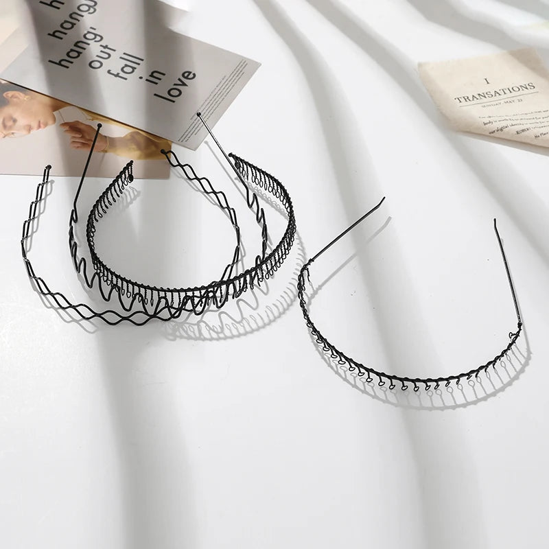 Non-Slip Wash Wave Hair Bands - Invisible Korean-Style Hair Accessories