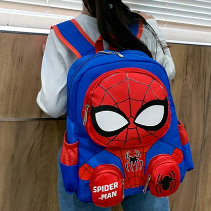 Spiderman Backpack | 3D Stereo Superhero School Bag