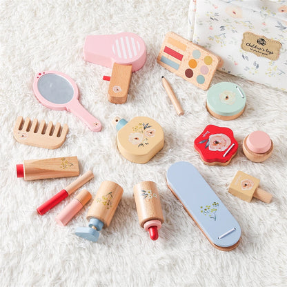 Wooden Pretend Play Makeup Set for Girls