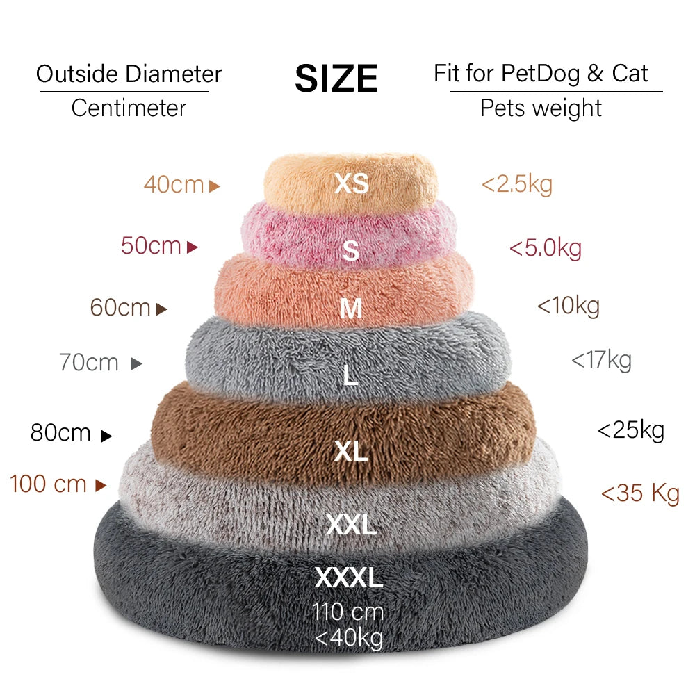 Luxe Plush Dog Bed Sofa - Removable, Washable, Large Pet Bed