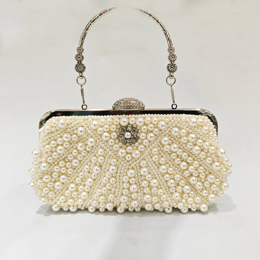 Luxury Beaded Clutch Purse for Evening Dresses