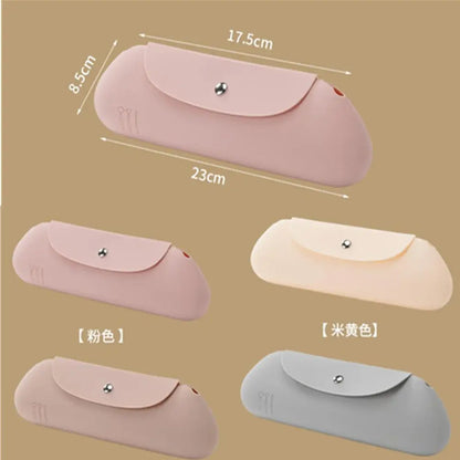 Waterproof Silicone Cosmetic Bag - Portable