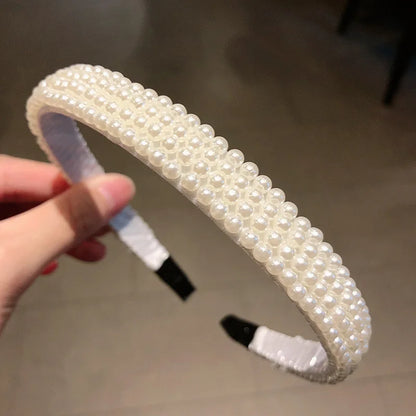 Fashion Pearls Hair Band | Stylish and Versatile Headband for Women & Girls