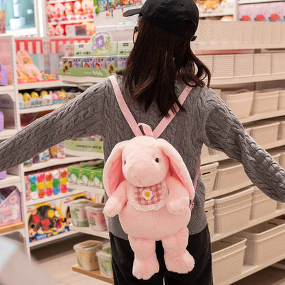 Bunny Plush Backpack | Soft & Fluffy Rabbit Bag for Girls