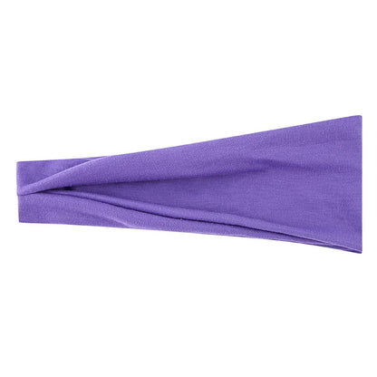 Women's Solid Color Elastic Turban Headbands | Versatile Cotton Bandanas