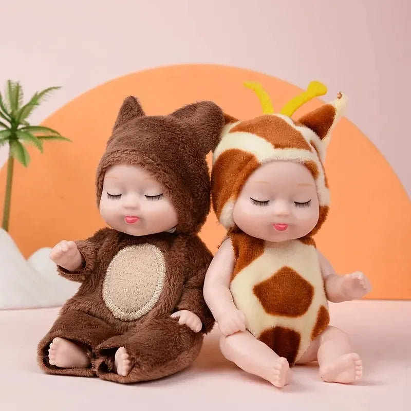 11cm Mini Cute Sleeping Princess Reborn Doll - Toy for Kids