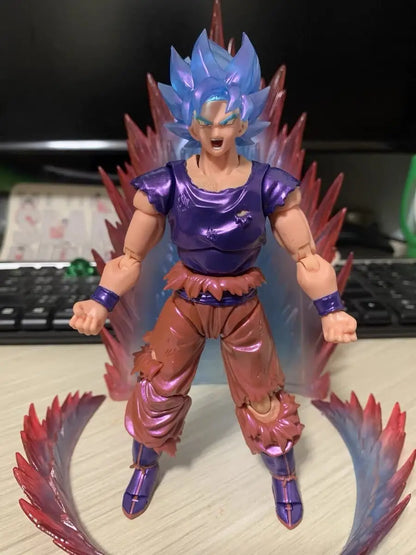 Dragon Ball Demoniacal Fit Super Saiyan God Goku Action Figure