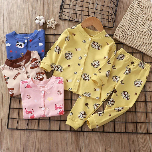 Spring & Autumn Kids Clothes Sets | Boys & Girls Pajamas