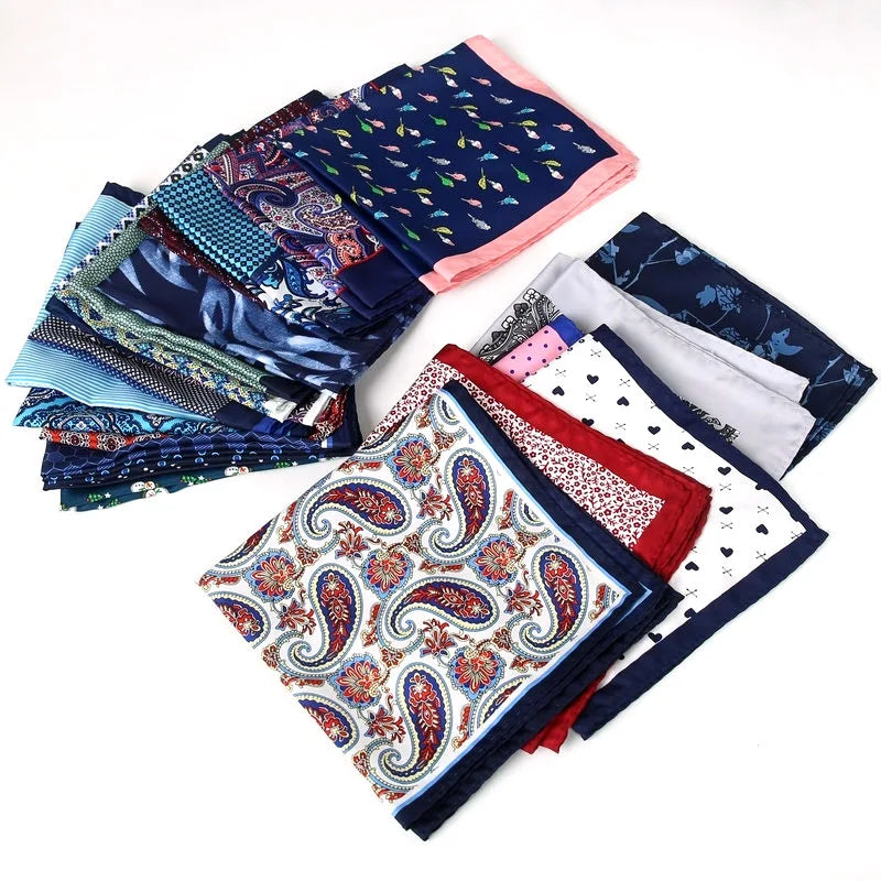 Anchor Polka Dot Paisley Floral Big Handkerchief for Men