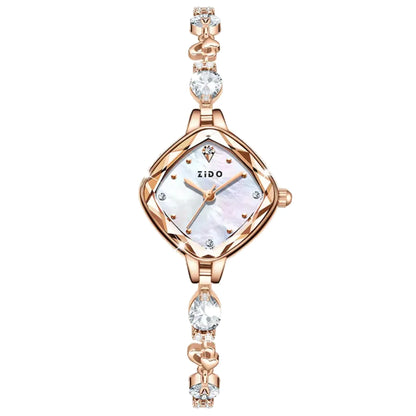 Elegant Waterproof Crystal Diamond Sports Watch for Women