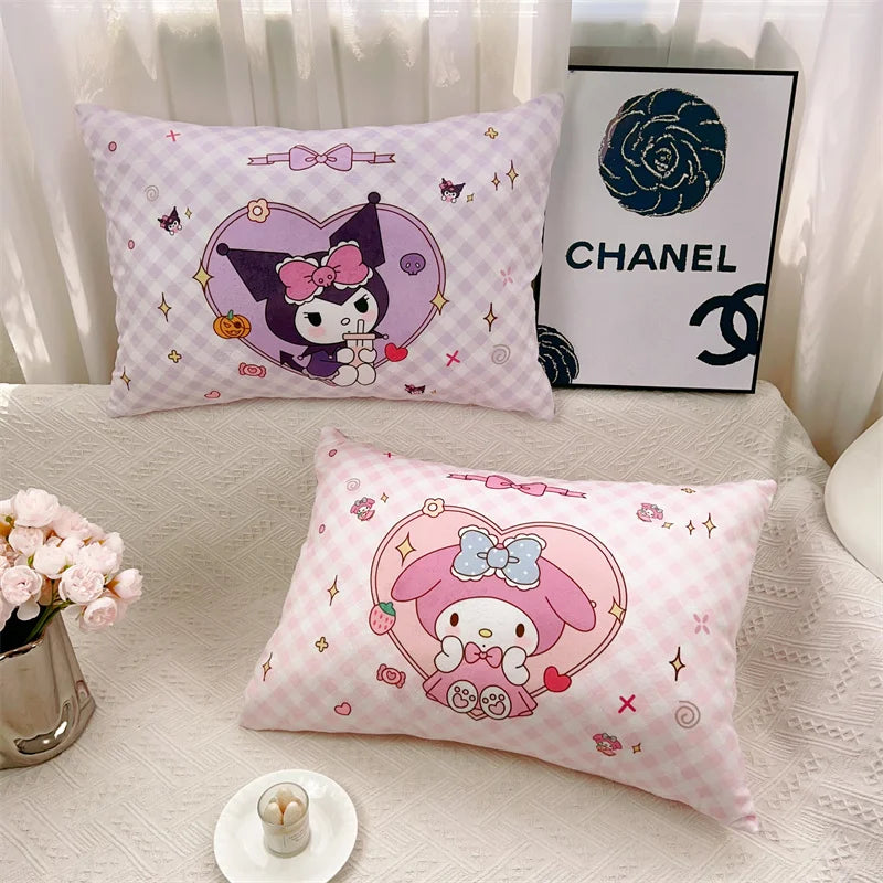 Sanrio Kuromi Pillow Case – Cute Japanese Style Printing Throw Pillow