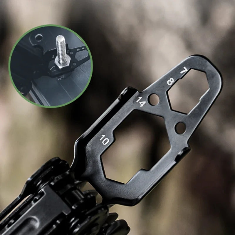 BHBT 15-in-1 EDC Multi-Tool – Tactical Folding Knife &amp; Pliers