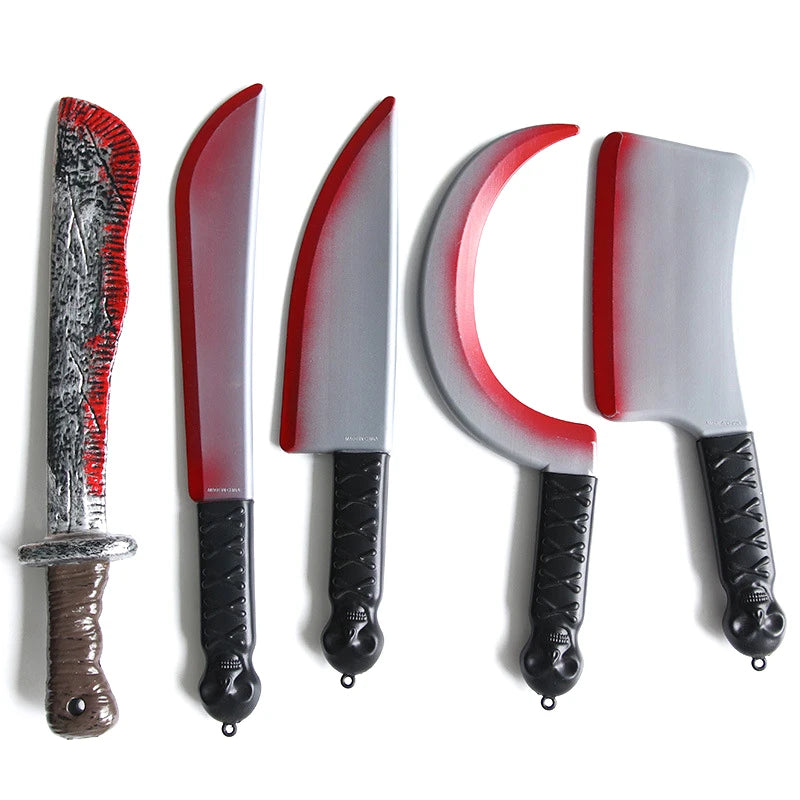 Decorative Bloody Axe Prop | Realistic Plastic Machete