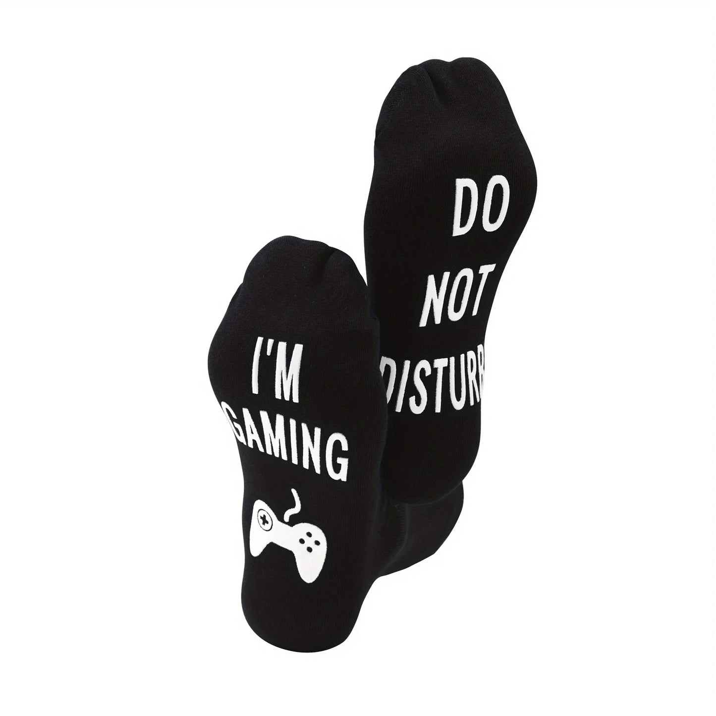 'I Am Gaming' Print Funny Novelty Cotton Crew Socks