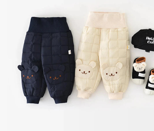 Winter Baby Boys Cotton Pants – Teddy Bear Trousers