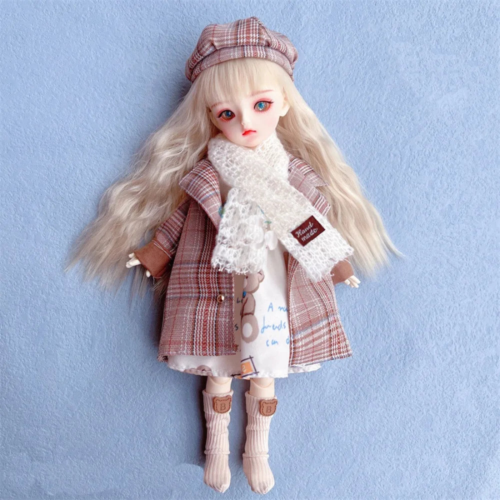 Doll Dress JK Uniform | Multiple Color Doll Clothing