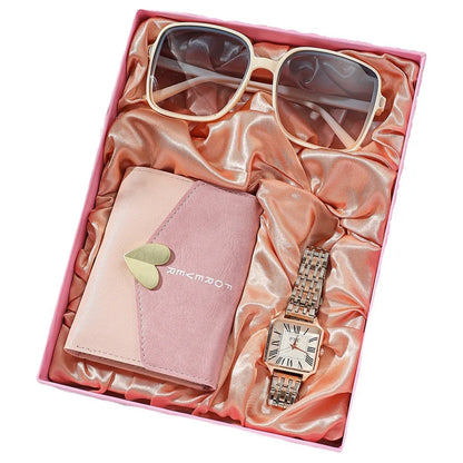 3-Piece Luxury Women's Watch Set