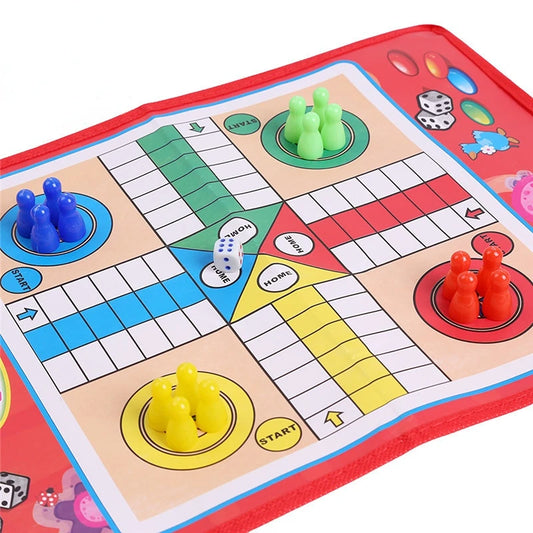 Kids Classic Flight Chess – Ludo Board Game for Family Fun