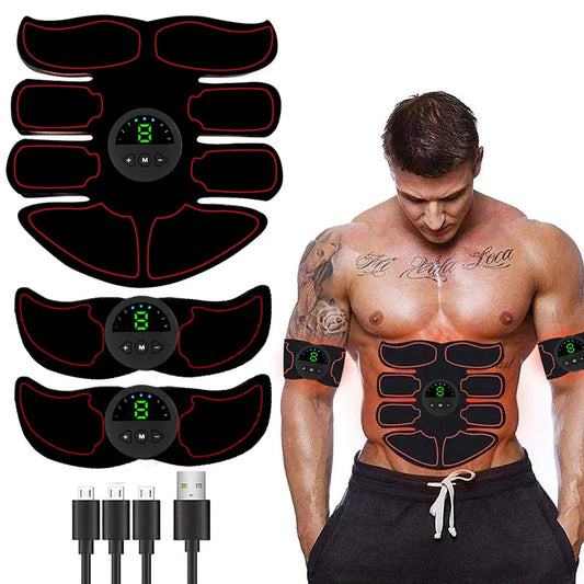 ABS Stimulator Muscle Toner EMS Abdominal Toning Belt – Full-Body Fitness Trainer for Men & Women